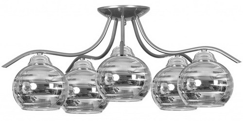Светильник подвесной EMIBIG BOVER 5 SILVER 818/5 5X60W,_x000D_
E27