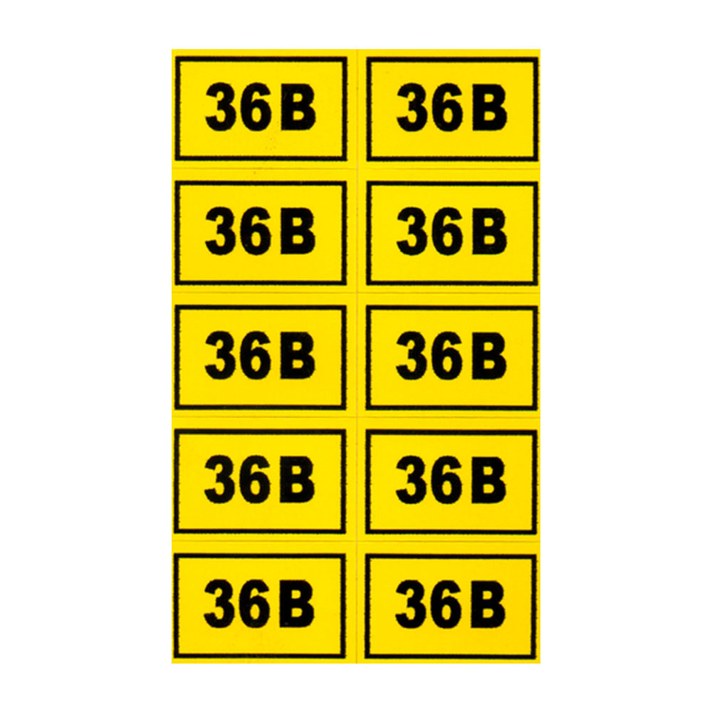 Комплект наклеек из 10 шт. "36в", р-р 1*1,5см,_x000D_
цветн., с/к из пленки ПВХ, с подрезкой
