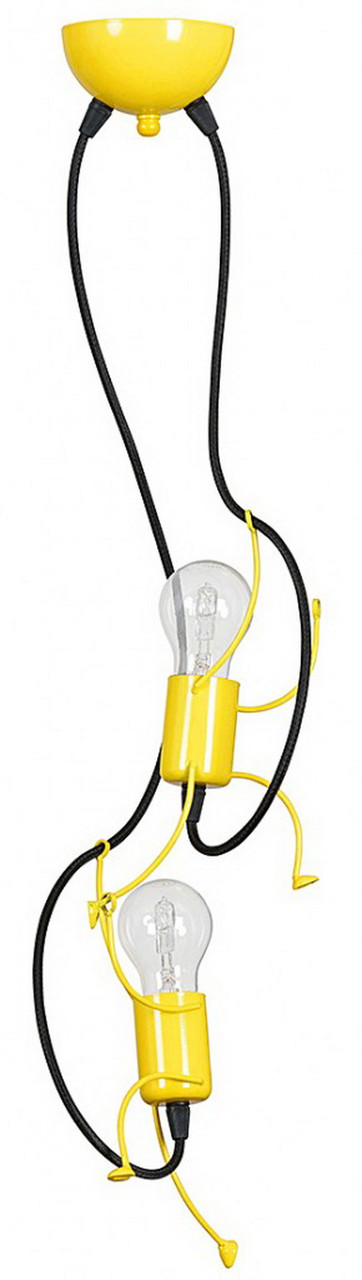 Светильник подвесной EMIBIG BOBI 2 YELLOW 536/2 2X60W,_x000D_
E27