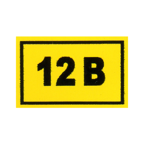 Наклейка "12в", р-р 1*1,5см, цветн., с/к из пленки_x000D_
ПВХ, с подрезкой