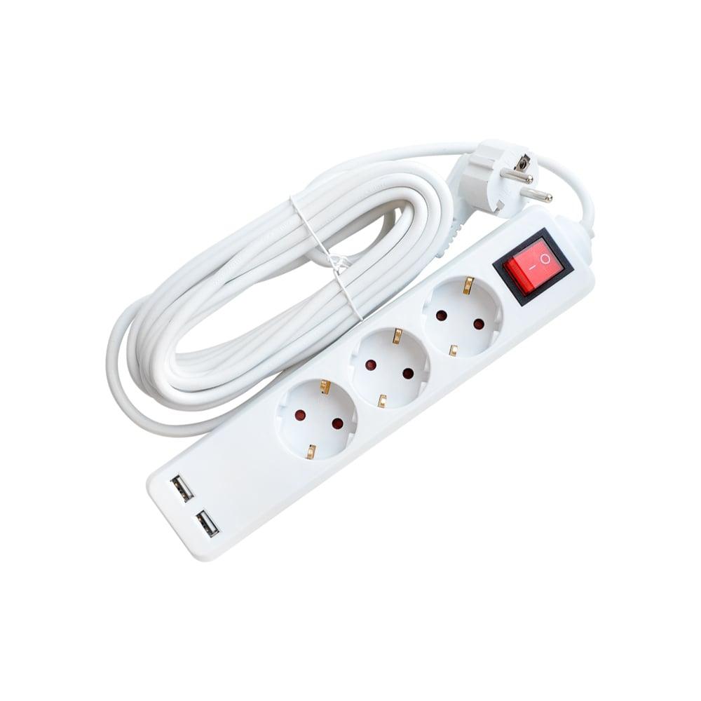 Удлинитель с USB 3 гнезда 2м, 16А/3,6кW с з/к, ПВС_x000D_
3х1,5 ETP