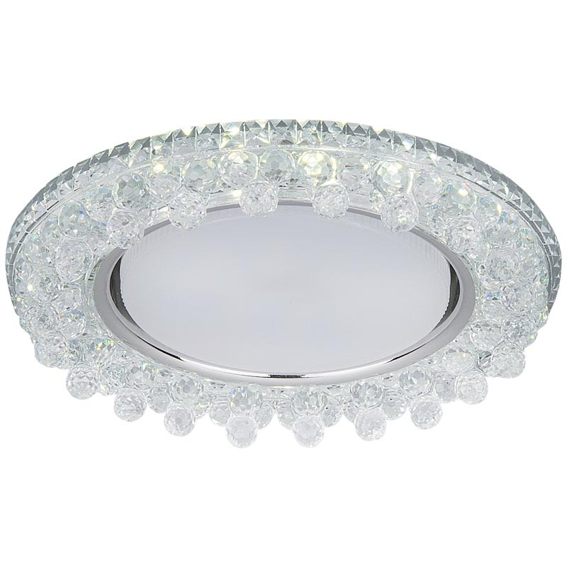 Встраиваемый точечный светильник с LED подсветкой_x000D_
3025 GX53 CL прозрачный