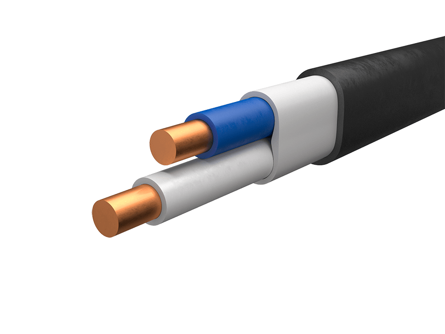 Кабель ВВГнг-LS 2х2,5 п (Экокабель)