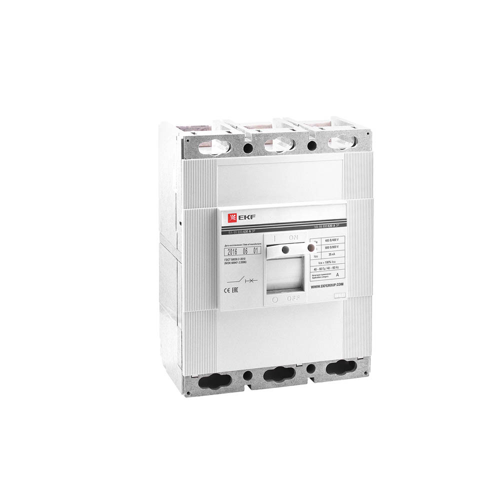 Выключатель автоматический ВА-99 800/630А 3P_x000D_
35кА EKF PROxima
