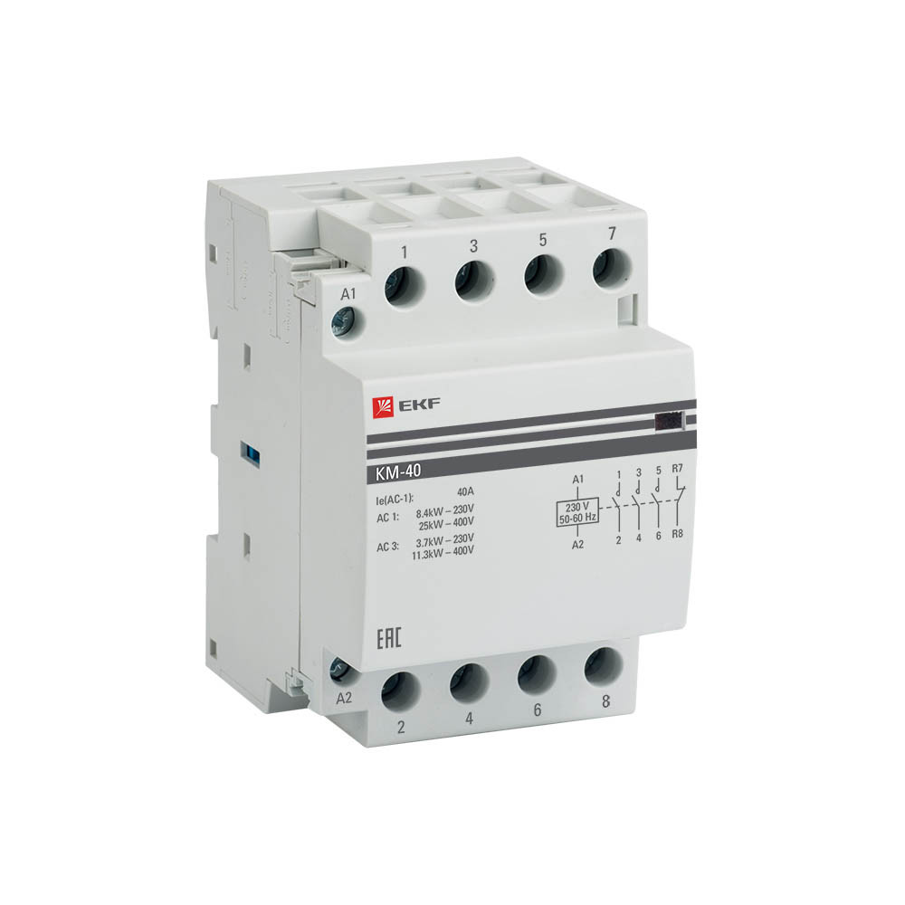 Контактор модульный КМ 40А 3NО+NC (3 мод.) EKF_x000D_
PROxima